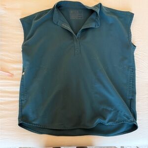 Figs Caribbean Blue Rafaela Top